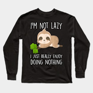 Cute sloth Long Sleeve T-Shirt